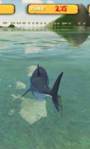 Cazador tiburón ataque simulador: mortal aventuras 3