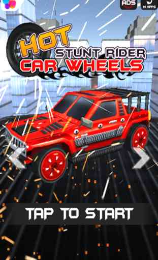 Hot Stunt Rider : Car Wheels 3