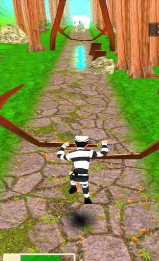 Jungle Crazy Runner: Prisoner Survival 3D 3