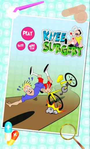 Cirugía de rodilla - cirujano Doctor loco y juego de tratamiento de la pierna lesionada 4