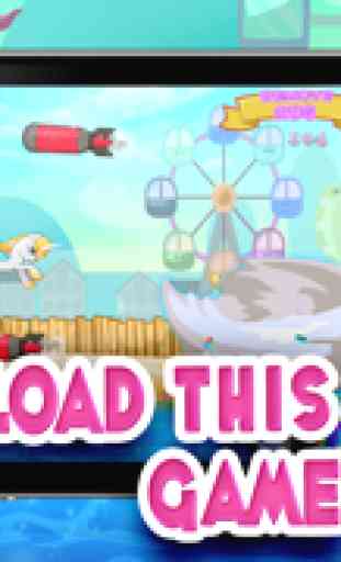 Poco Dash Unicornio mágico: My Pretty Pony Princess vs Shark Tornado Attack juego - Multijugador GRATIS 2
