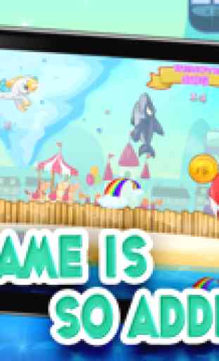 Poco Dash Unicornio mágico: My Pretty Pony Princess vs Shark Tornado Attack juego - Multijugador GRATIS 3
