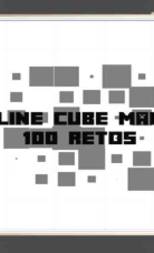 Line Cube Man - 100 Retos 1