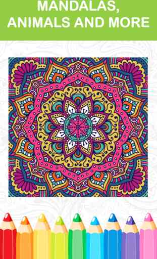 Libros Para Colorear De Mandala - Terapia De Colores Gratis Estrés Alivio Páginas Compartir Para Adultos 1
