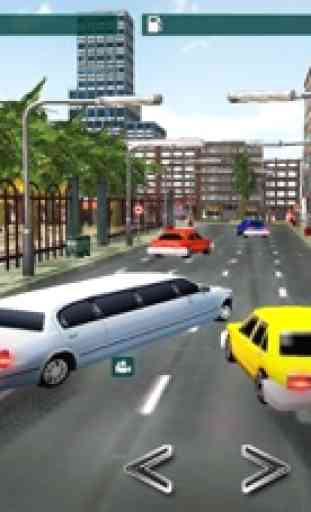 limusina de lujo taxi de la ciudad 3D conducción de automóviles 3