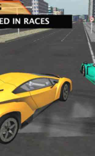 Lux Turbo carreras de coches deportivos y simulador de conducción 3