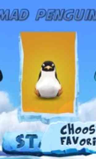 Mad pingüino Run Multijugador - Sobrevivir al Frío 2
