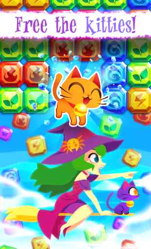 Magic Cats Journey - Fun Bubble Matching Game 1