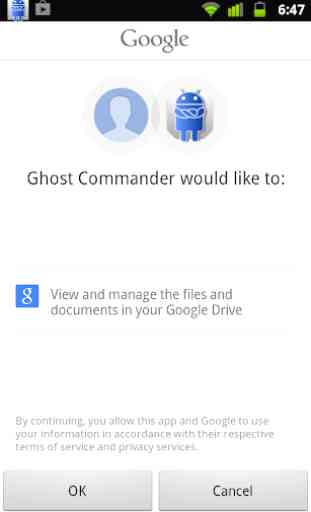 GhostCommander plugin: GDrive 1
