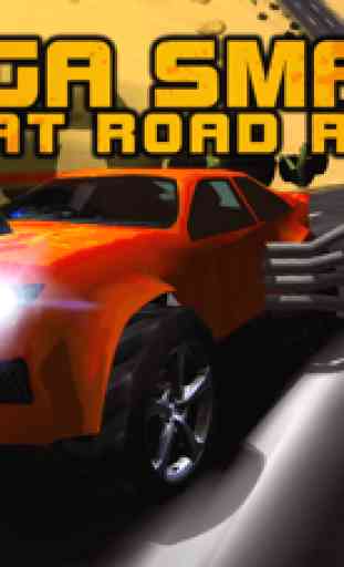 Mega Crash Smash Combat Extreme Car Driving Test Race Sim Games 1