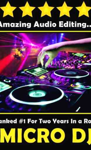 Micro DJ Gratis – Efectos de audio para música de fiesta y edición de canciones mp3  (Micro DJ Free - audio effects for party music and editing of mp3 songs) 3
