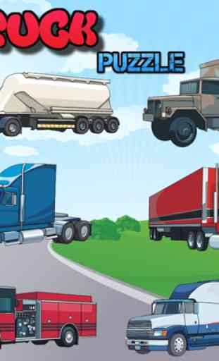 Coche camiones y vehículos de construcción Puzzles 3