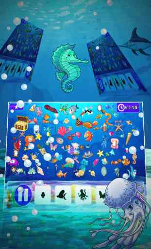 Mermaid Princess Hidden Objects: I Spy Underwater Marine Animal Search 4