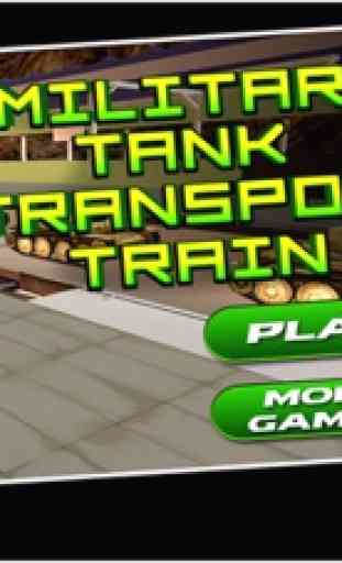 Military Tank Transport Train 1