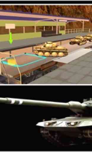 Military Tank Transport Train 3