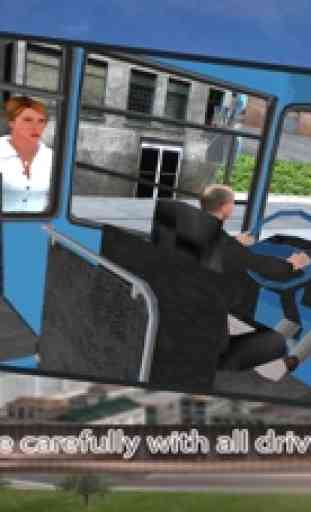 moderna conductor del autobús de la ciudad 3d: jue 1
