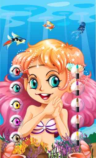 Mi princesa sirena Makeover 2 - maquillaje, Juegos de Vestir & Spa Salon para niñas 2