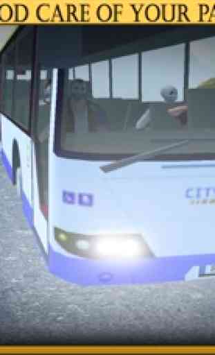 Montaña autobús simulador de conducción opinión de la carlinga - esquivar el tráfico en una carretera peligrosa 4