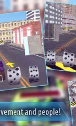 Multi nivel de estacionamiento Buggy 3D Simulador - Prueba de la escuela de conducción de coches Monster 1