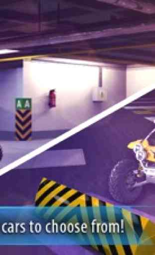 Multi nivel de estacionamiento Buggy 3D Simulador - Prueba de la escuela de conducción de coches Monster 3