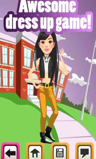My High School BFF Fashion Club Dressing Up Game - Your Virtual Star Salon World Experience For Girls - The Free App 2