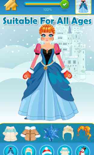 My Little Snow Princesses Copy & Draw Game - A Virtual World Of Beauty BFFs Dress Up Club - Free App 2