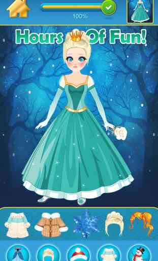 My Little Snow Princesses Copy & Draw Game - A Virtual World Of Beauty BFFs Dress Up Club - Free App 3