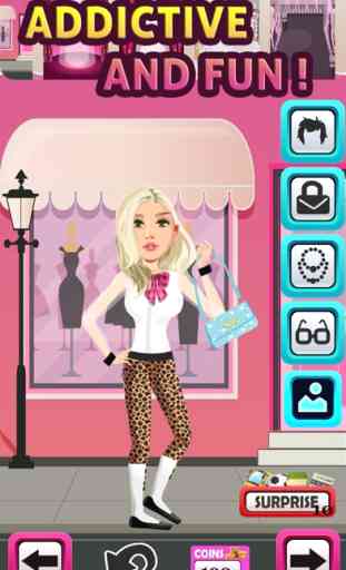 My Modern College Girl Fashion Boutique Mall Life Dress Up Game 3