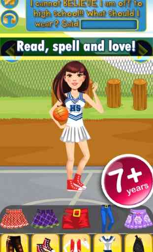 My Own Design Club Interactive High School Life Dress Up Story Book - Free App 4