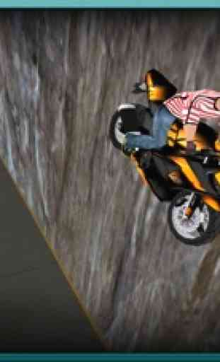Tráfico en las Carreteras de montaña Moto Rider - la válvula reguladora hasta el corredor de moto freestyle de extrema 4