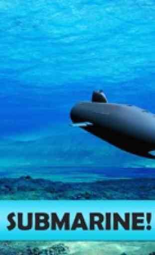 Marina guerra de submarinos en 3D 1