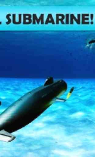 Marina guerra de submarinos en 3D 3