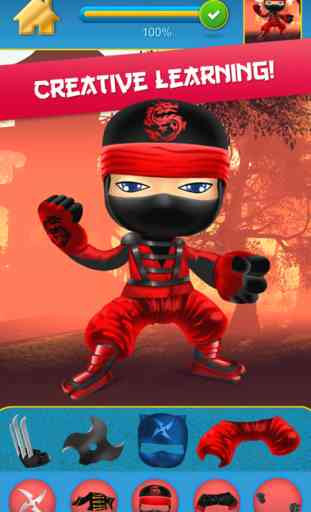 My Mega Power Ninja Hero Design & Copy Crazy Game - Free 3