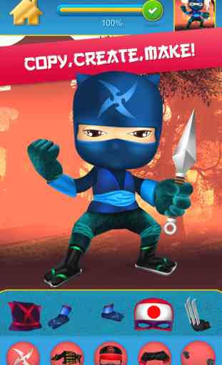 My Mega Power Ninja Hero Design & Copy Crazy Game - Free 4