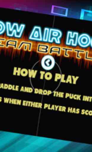 resplandor de hockey de aire en juego de mesa 3