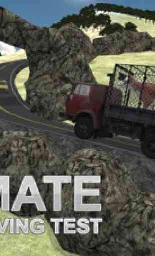 Fuera de carretera animales de granja de transporte - de conducción de camiones y parking juego de simulador 3
