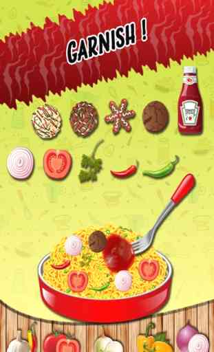 Hacedor de fideos - Crazy aventura cocina chef y juego de cocina picante 2