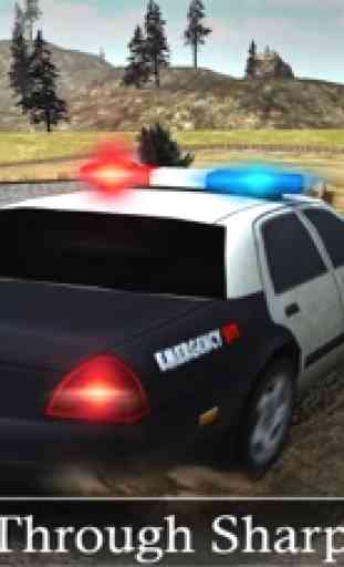 Off-Road Policía del conductor de coche de Chase: conducción real y acción Juego de Disparos 1