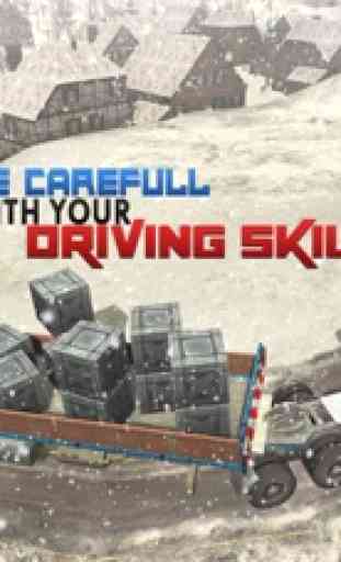 Off-Road Snow Hill Truck 3D - 18 Wheeler Transportador Remolque Simulación 3