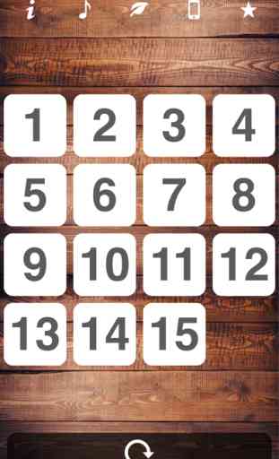 Juego del 15 Puzzle de Números 1
