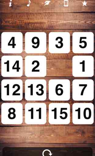 Juego del 15 Puzzle de Números 2