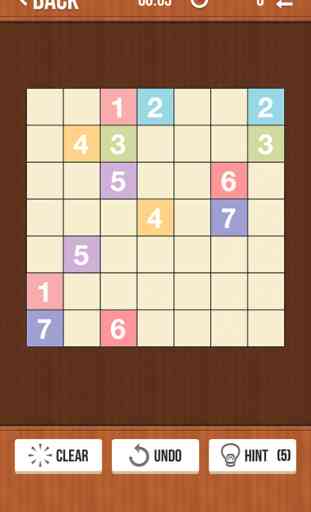 Number Link Free - Popular & Classic Tiles Puzzle Game 3