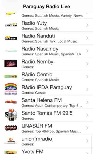 Paraguay Radio Live Player (Asunción / Spanish / Guaraní / español / Paraguayan) 3