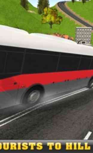 Real Off-Road Colina Bus turístico controlador 3D 3