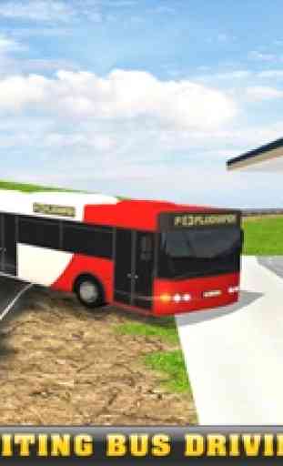 Real Off-Road Colina Bus turístico controlador 3D 4