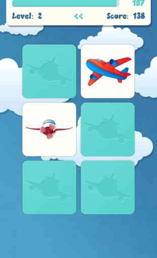 Avión Juego De Memoria para niños pequeños y preescolares: Un juego de la familia para los niños sobre los aviones de conexión HD y gratis 1
