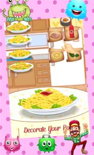 Pasta Maker - Loco Chef Estrella de cocina juegos de cocina para niñas 4