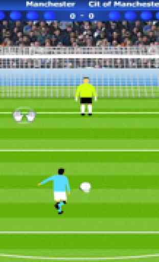 Penalti en la liga - JuegosMonitos™ diversión multijugador gratis portería de fútbol juego de pelota arquero para los campeones y el director del equipo 2