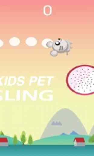 Pets Fruit Sling Shooting 2