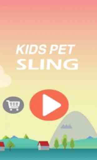 Pets Fruit Sling Shooting 3